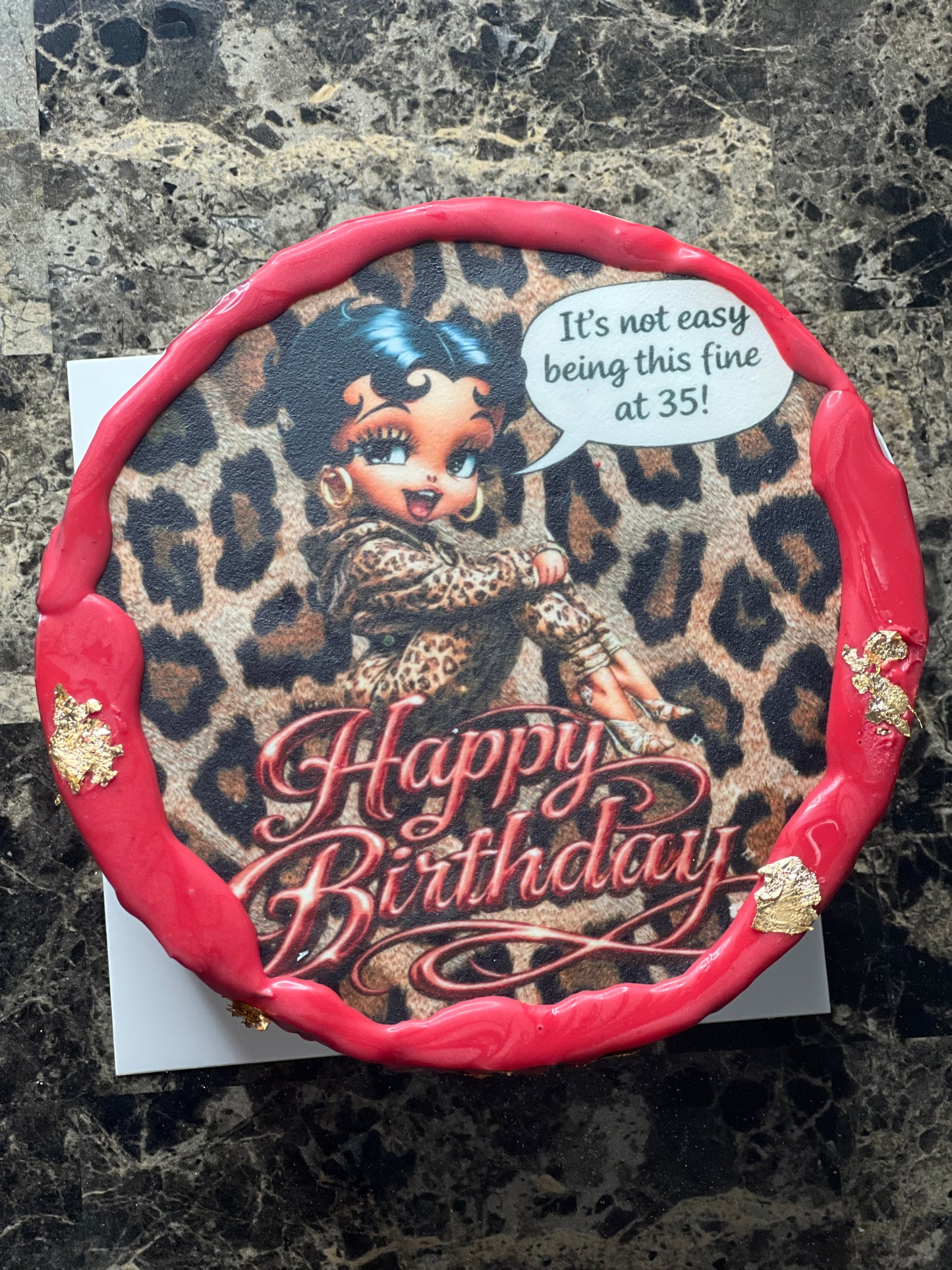 Betty Boop Birthday Cake