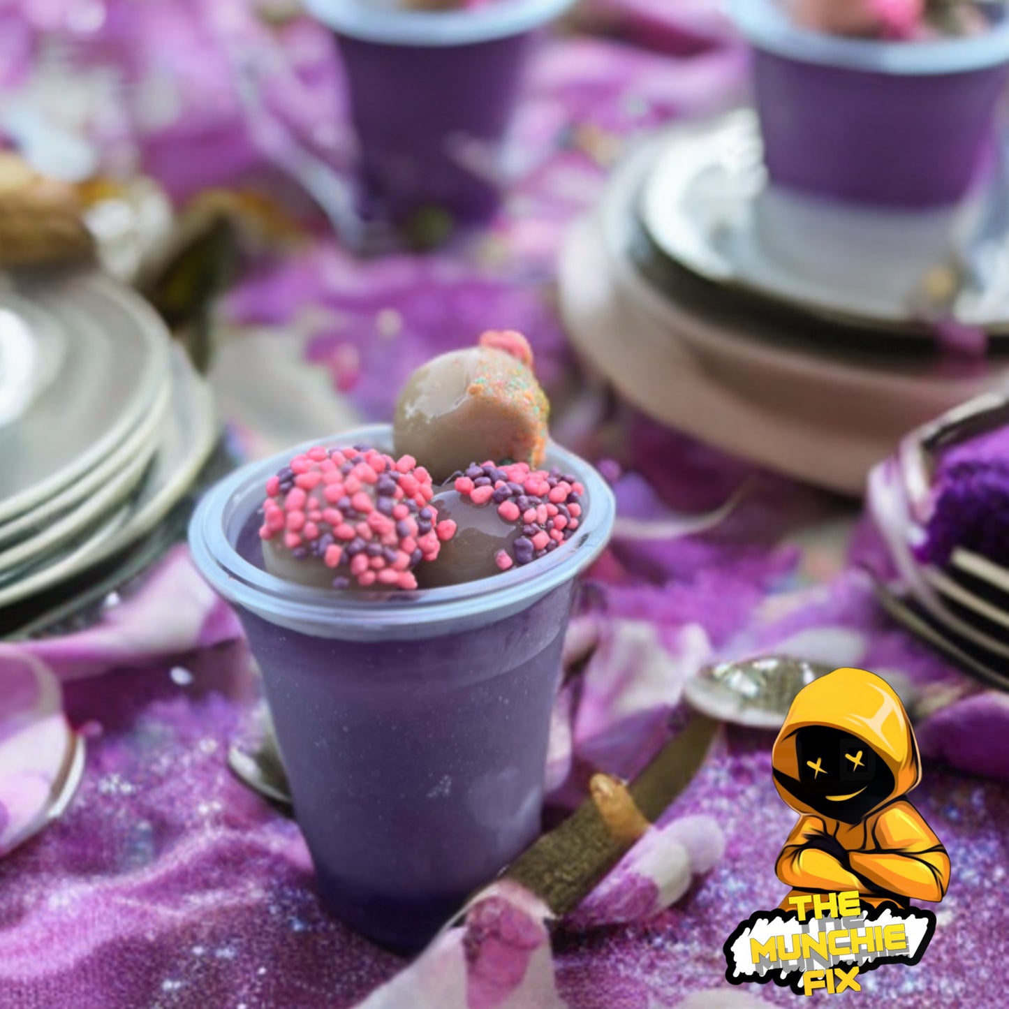 Candy grape drink cup