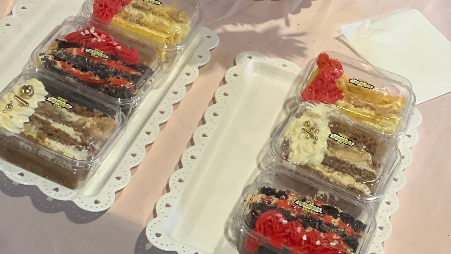 Personal cake slices